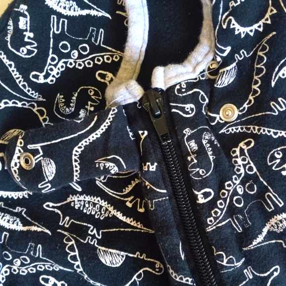 lily & jack dinosaur sleep sack 2.5 tog plush winter weight 6 months baby boy - Picture 4 of 5